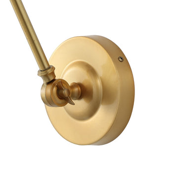 Honeycomb 7.5"  Modern Contemporary Arm-Adjustable Iron/Glass LED Sconce - JONATHAN Y